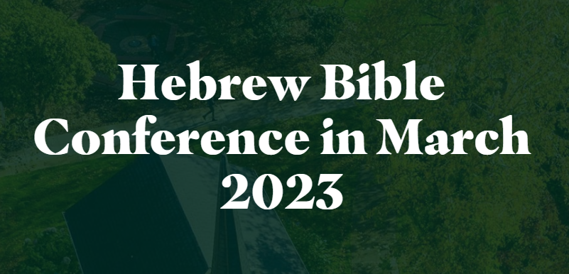Hebrew Bible Conference 2023