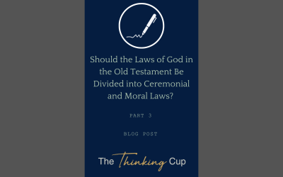 Should the Laws of God in the Old Testament Be Divided into Ceremonial and Moral Laws? (Part 3)